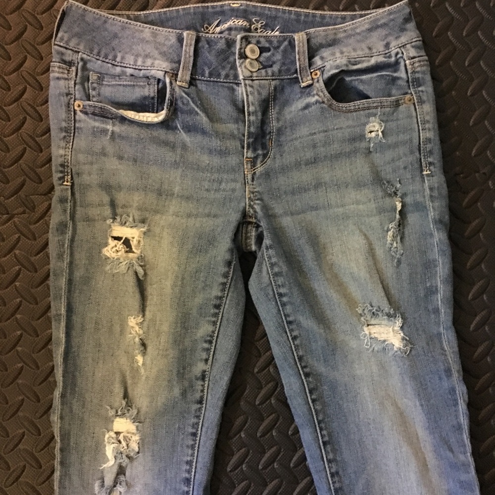 American Eagle jean crop pants